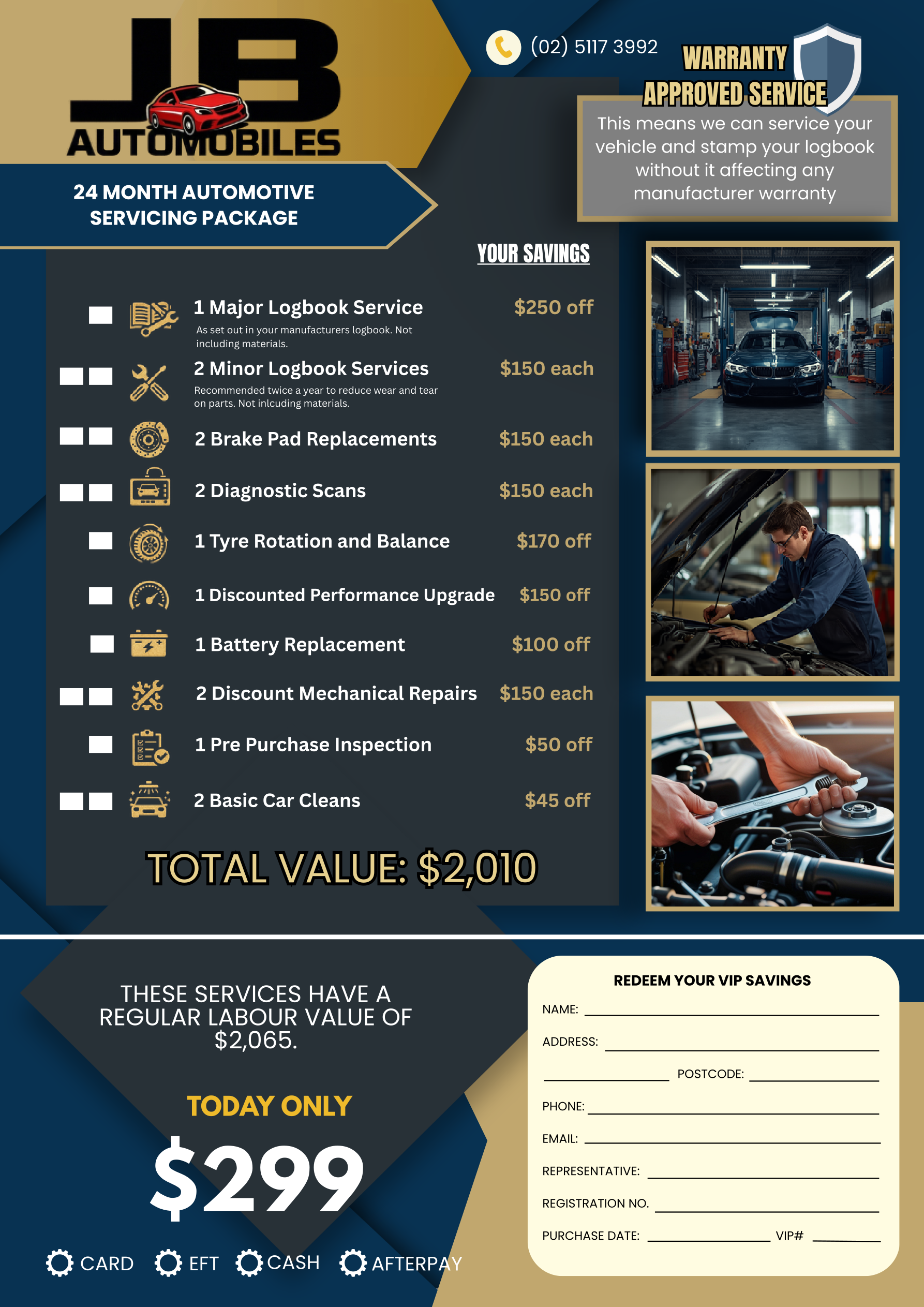 JB Automobiles Voucher
